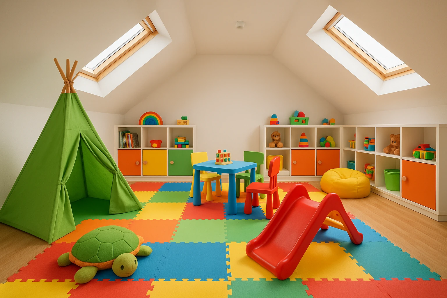Attic Playroom Conversion for Children