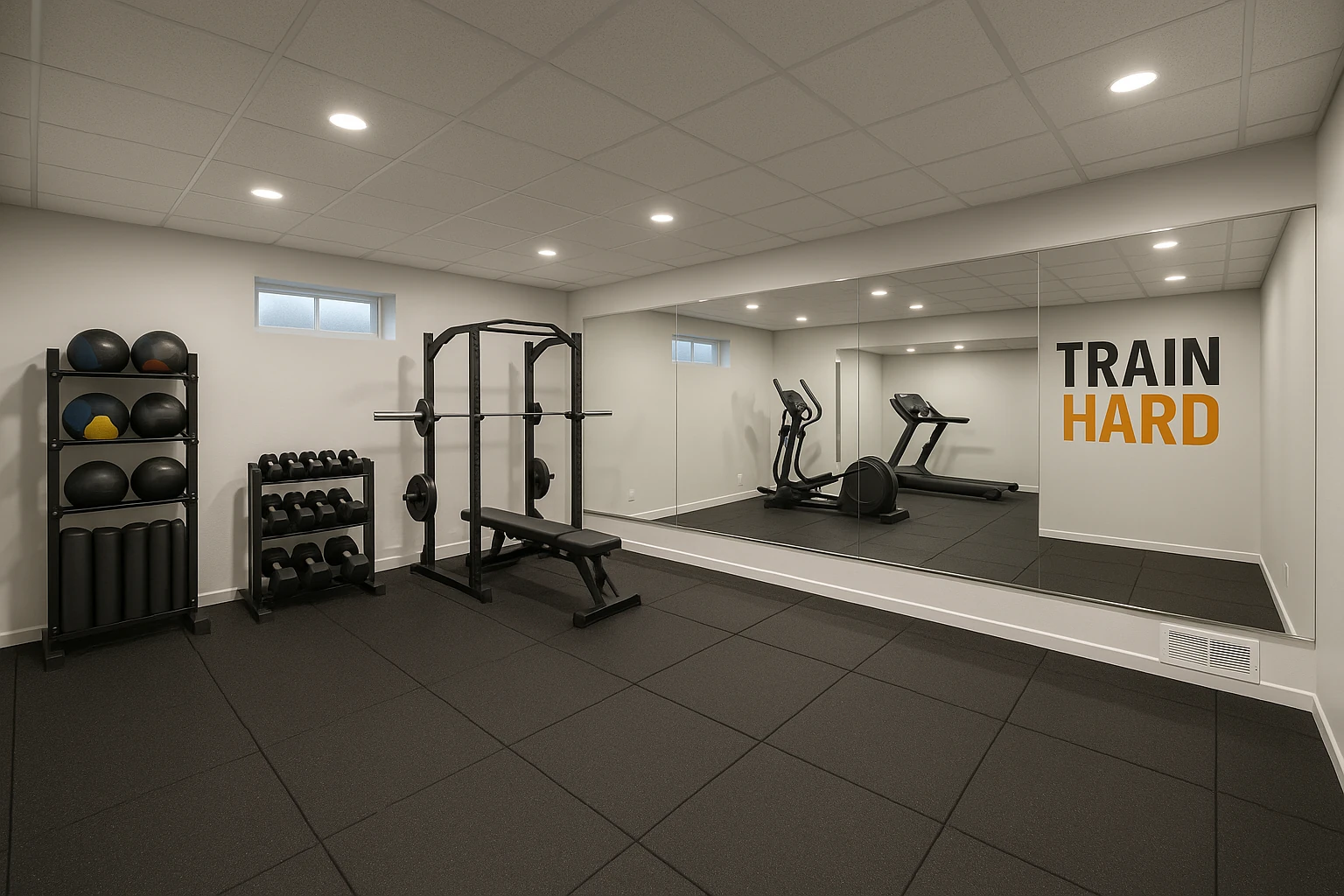 Kansas City Basement Finishing - Home Gym