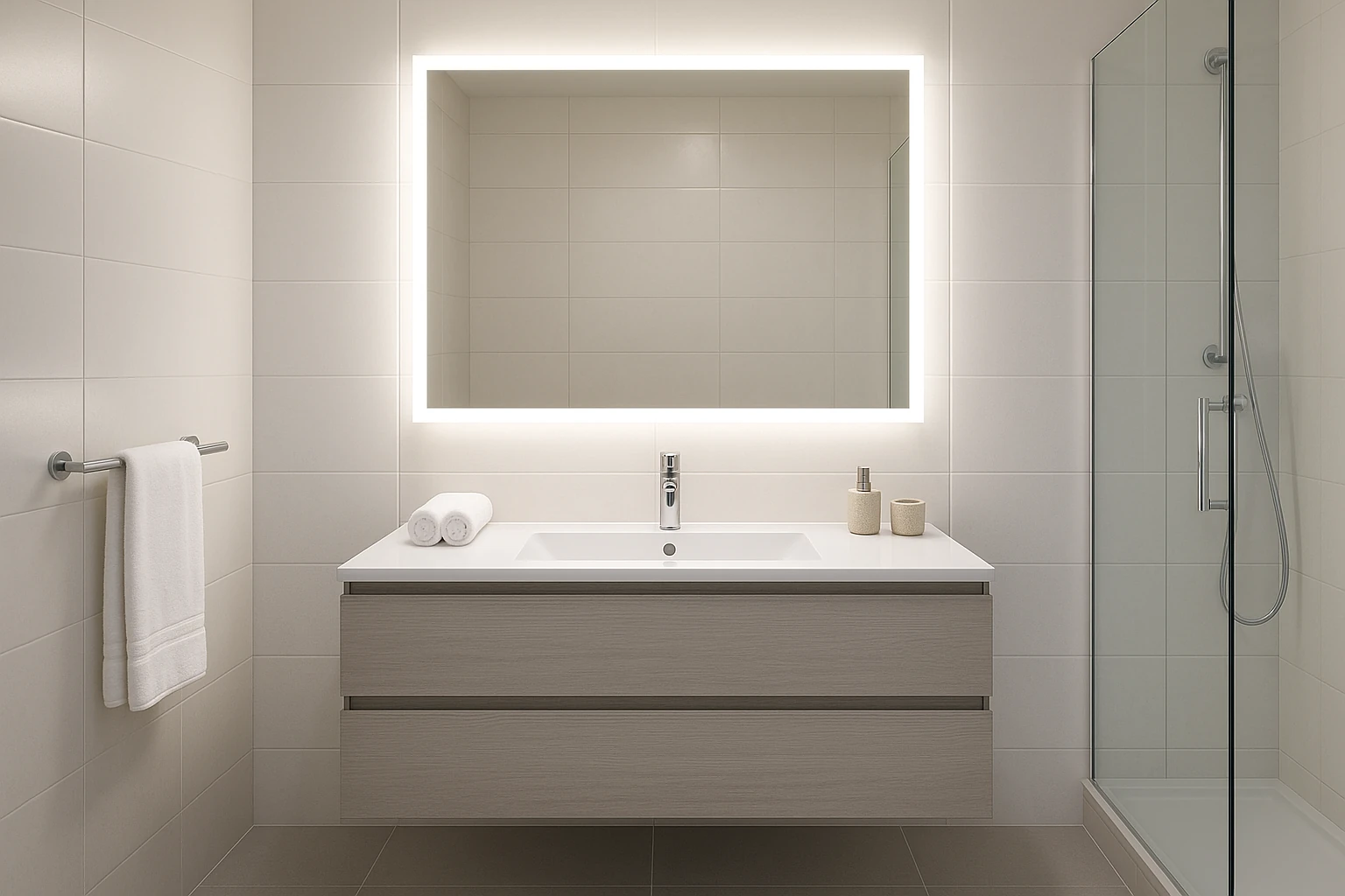 Mirror Lighting Installation for Optimal Task Illumination
