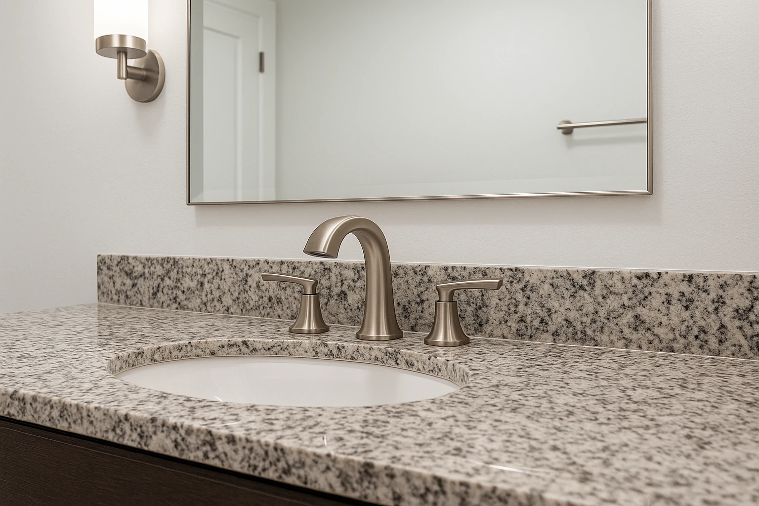 Luxury Faucet Installation in Bathroom Vanity