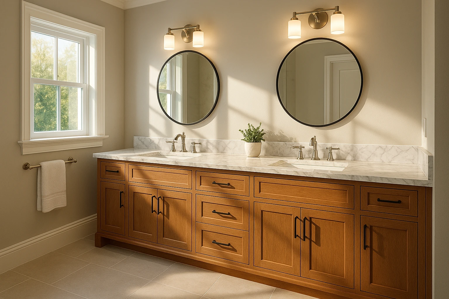 Custom Bathroom Vanity Installation in Kansas City