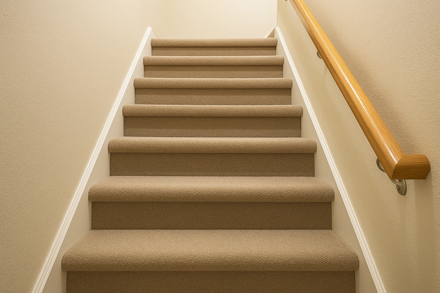 Professional Stair Carpet Installation with Safety Features