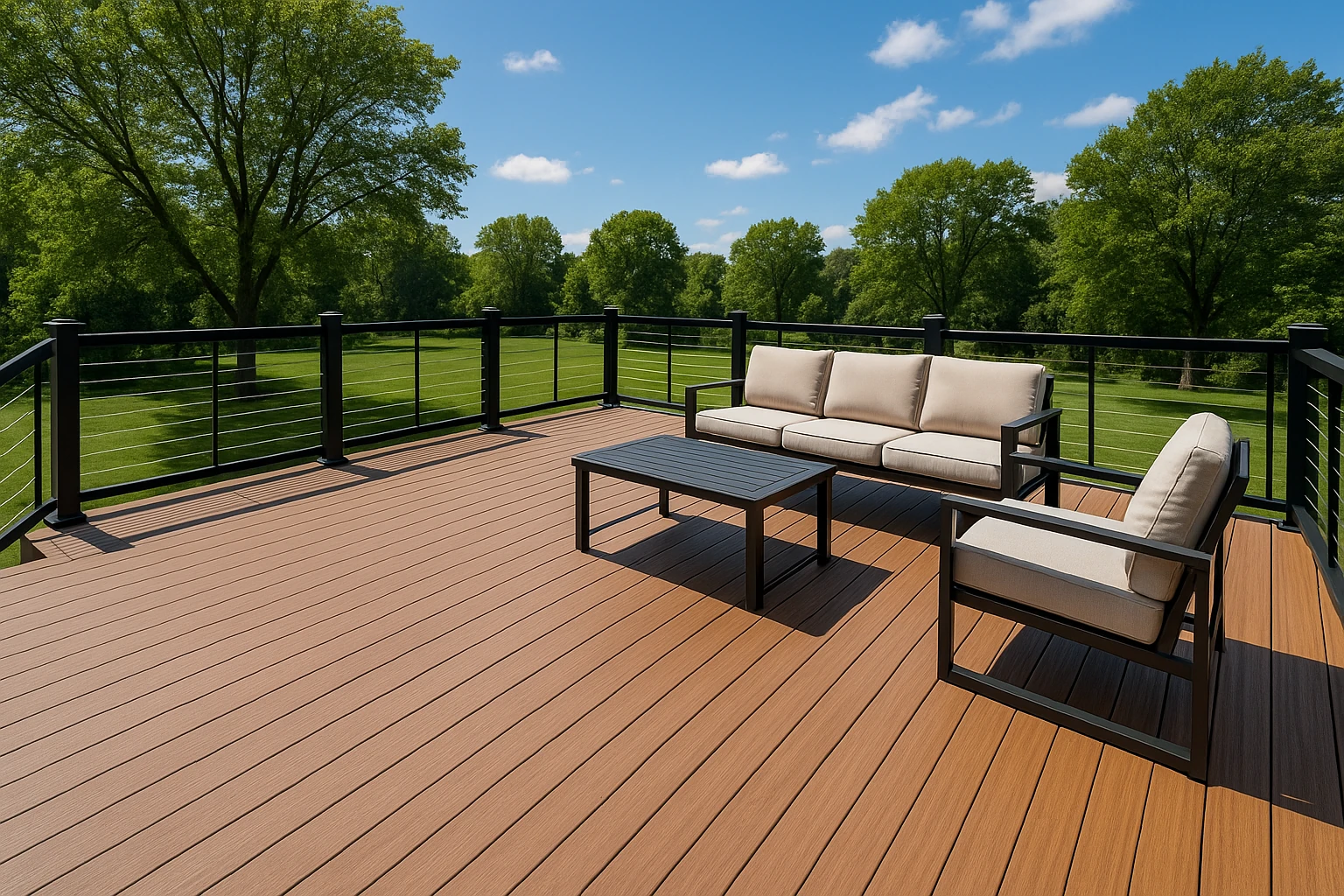 Completed Composite Deck Installation in Kansas City