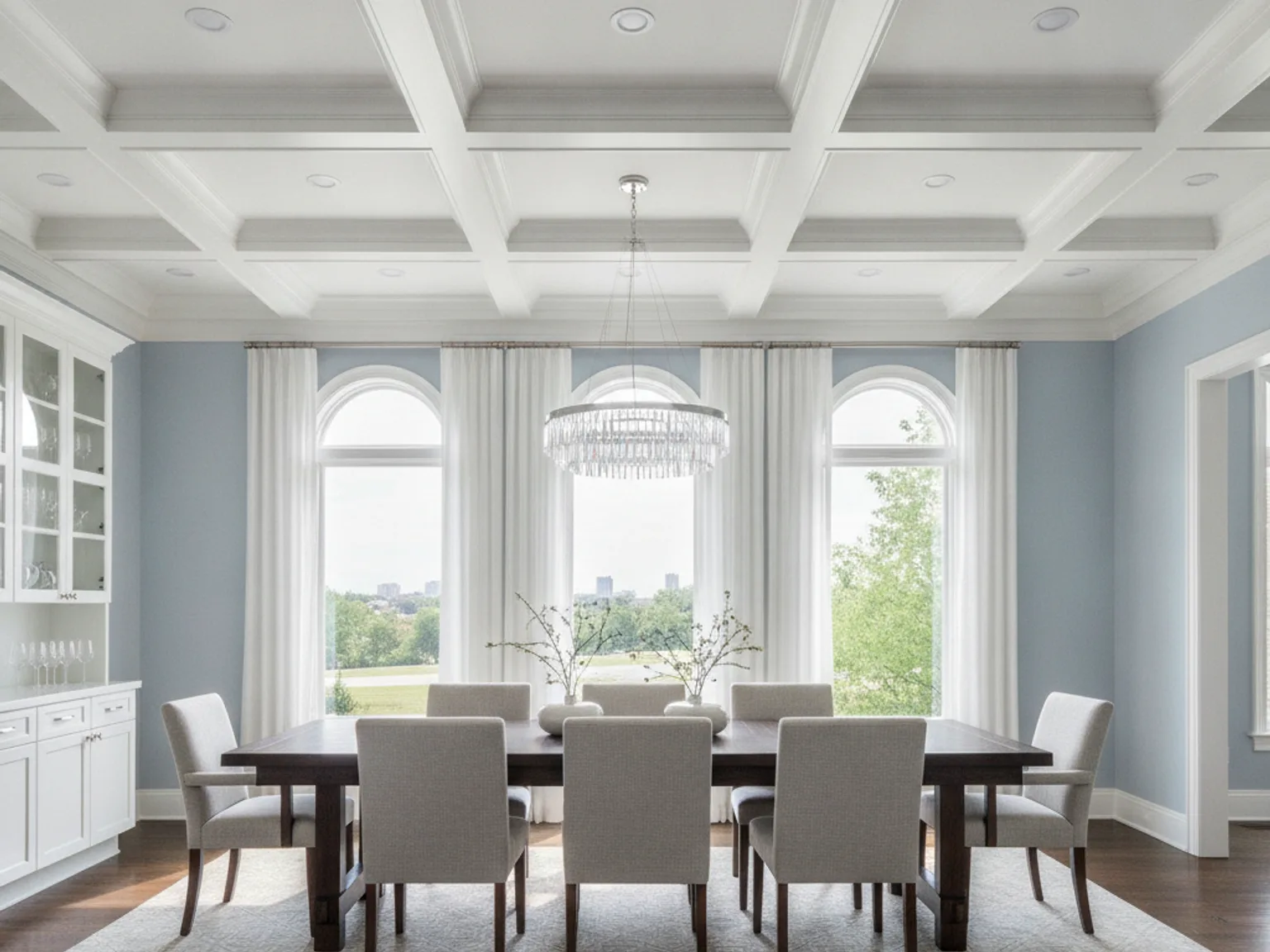 Coffered ceiling design idea