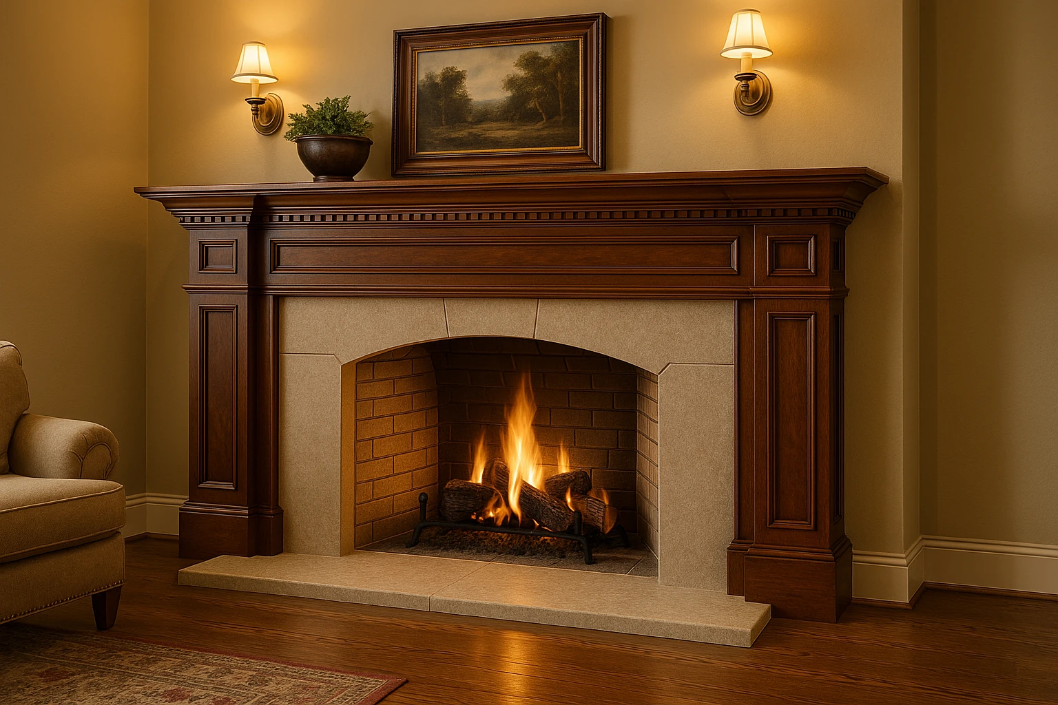 Kansas City Custom Mantel Installation