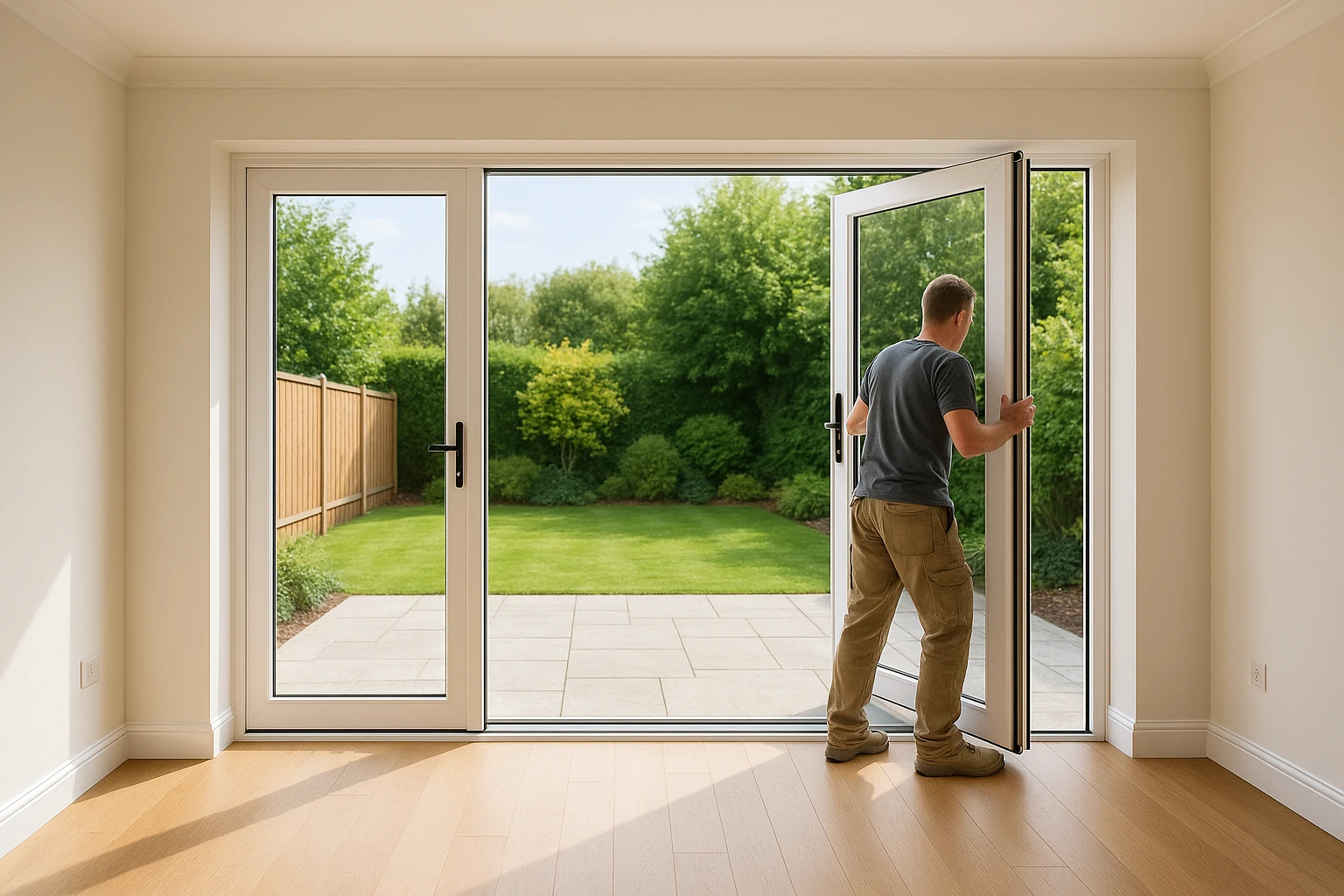 Patio Door Installation for Indoor-Outdoor Connection