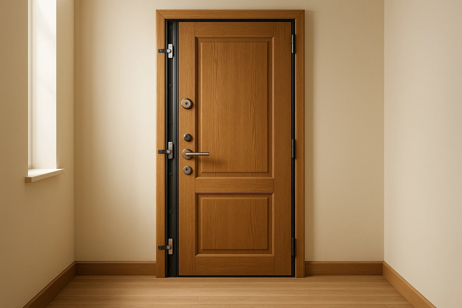 Door Security Features with Multi-Point Locking
