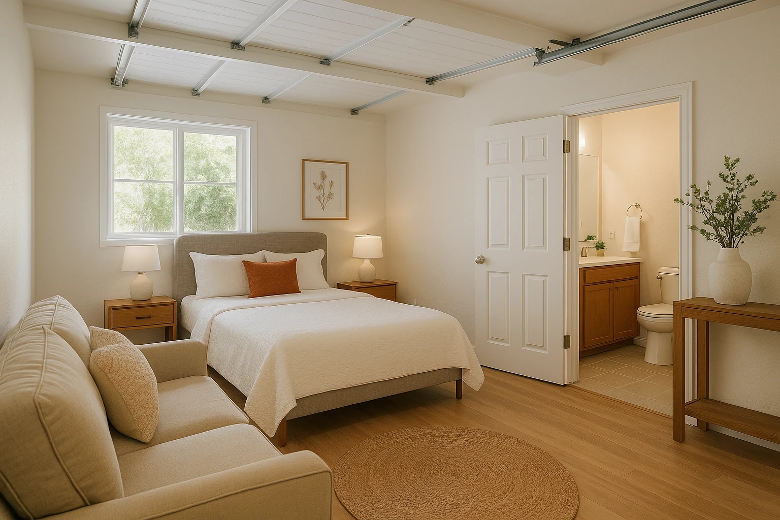 Kansas City Garage Conversion - Guest Suite
