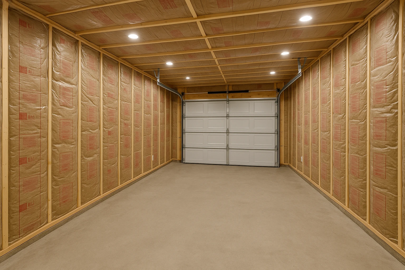 Garage Conversion with Proper Insulation for HVAC