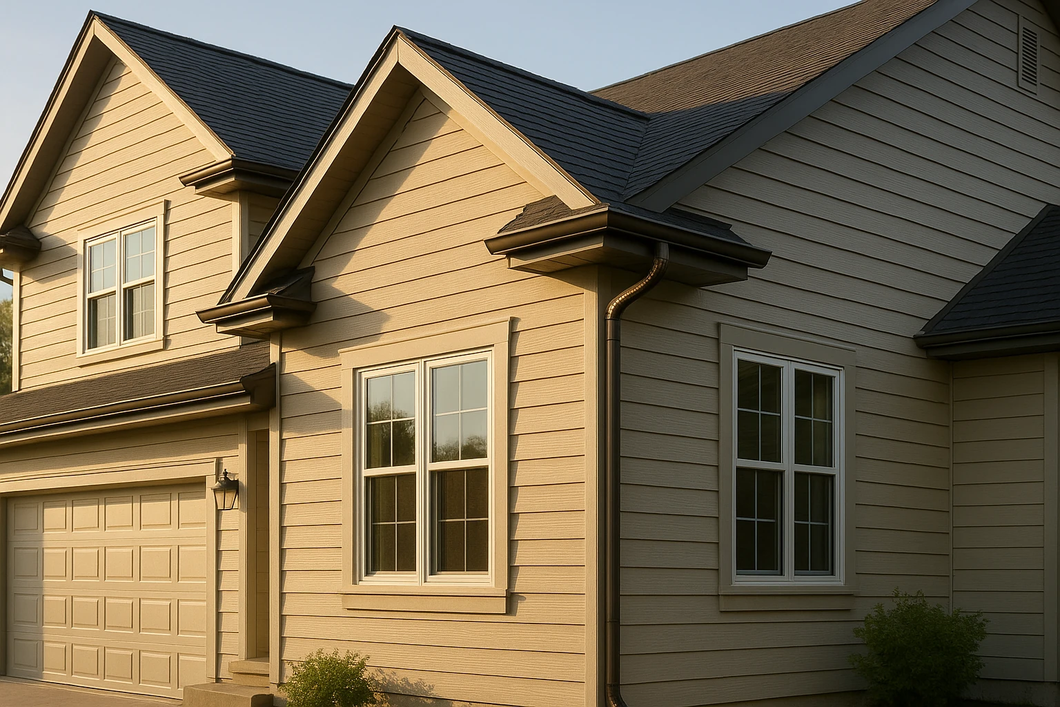 Seamless gutter system with continuous aluminum and professional installation