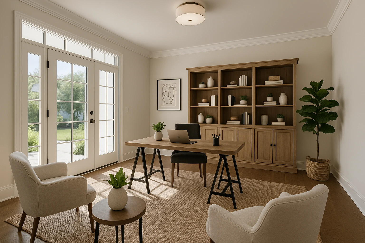 Home Office Addition with Professional Separate Entrance