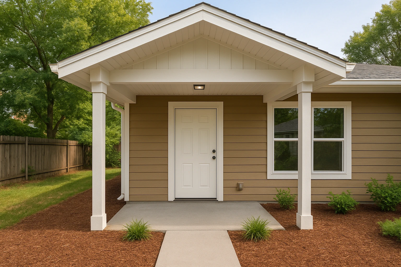 In-Law Suite Private Entrance with Weather Protection