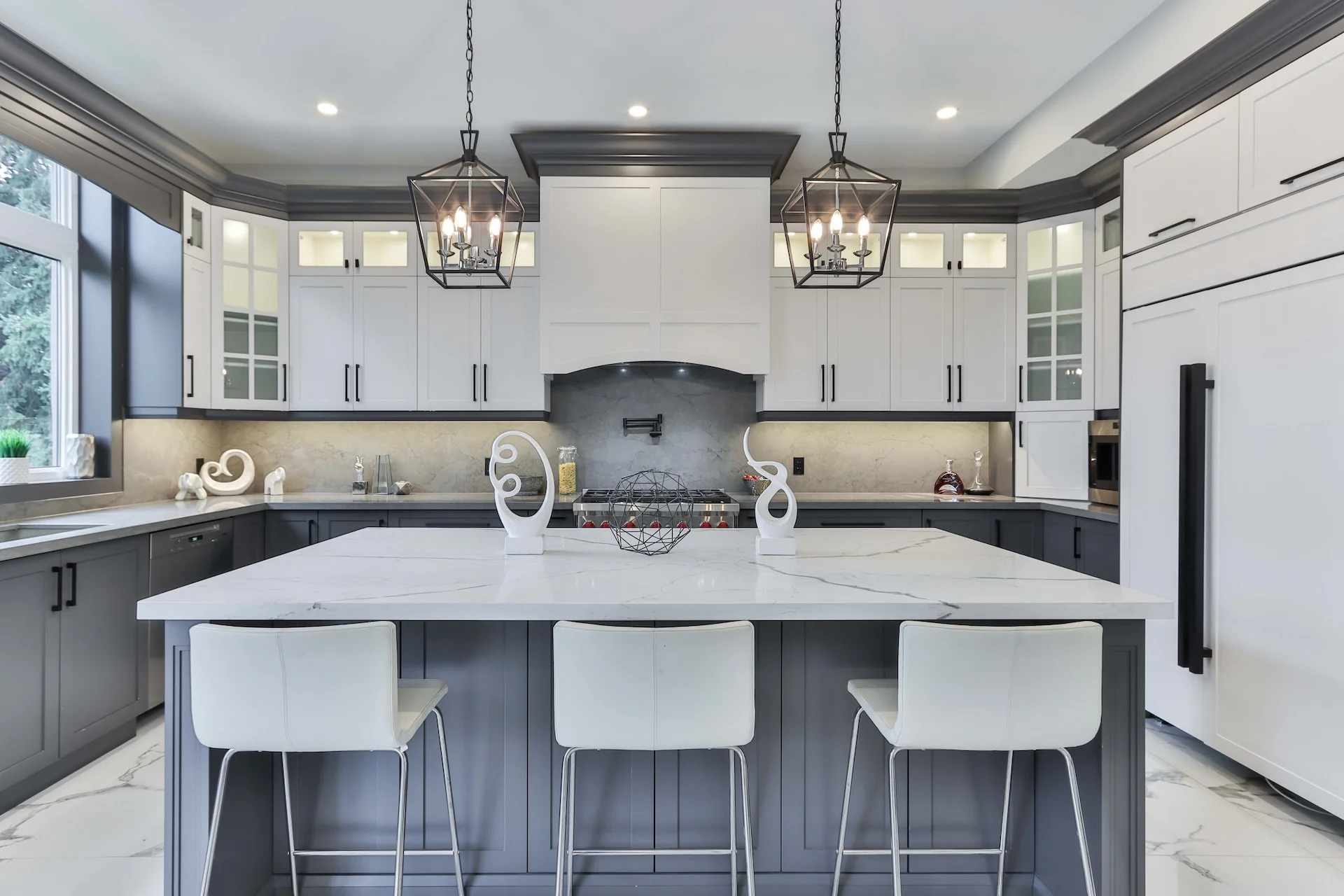 Custom kitchen renovation with modern finishes