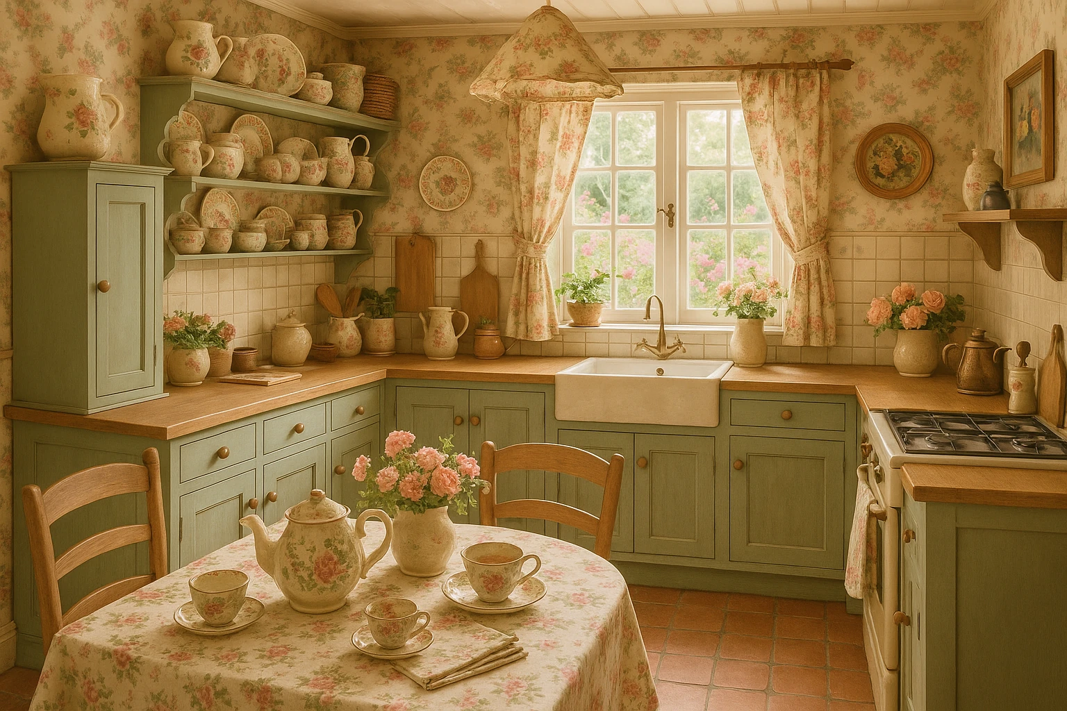 Cottage Core Kitchen Design Style 2025