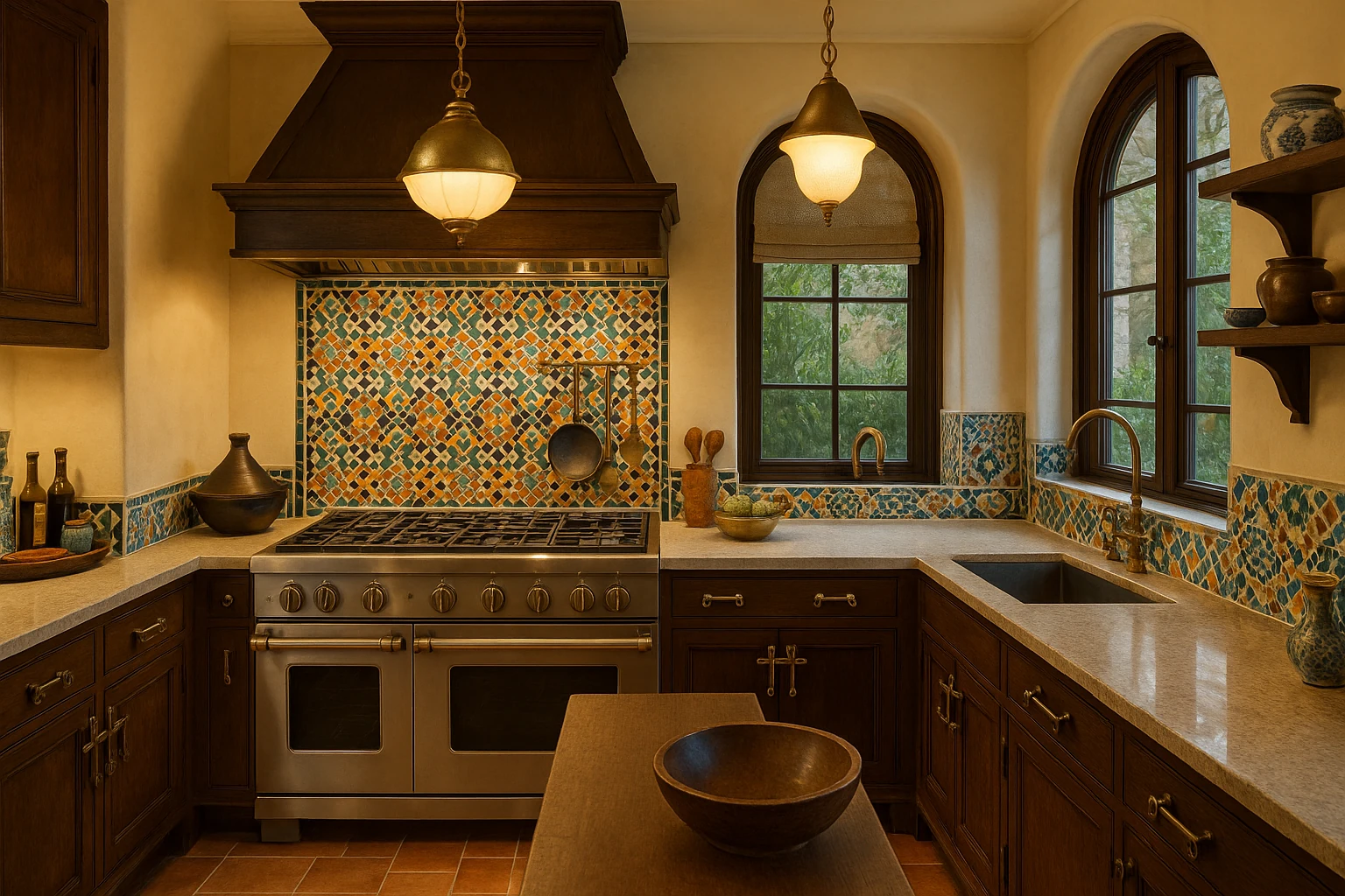 Global Fusion Kitchen Design Style 2025