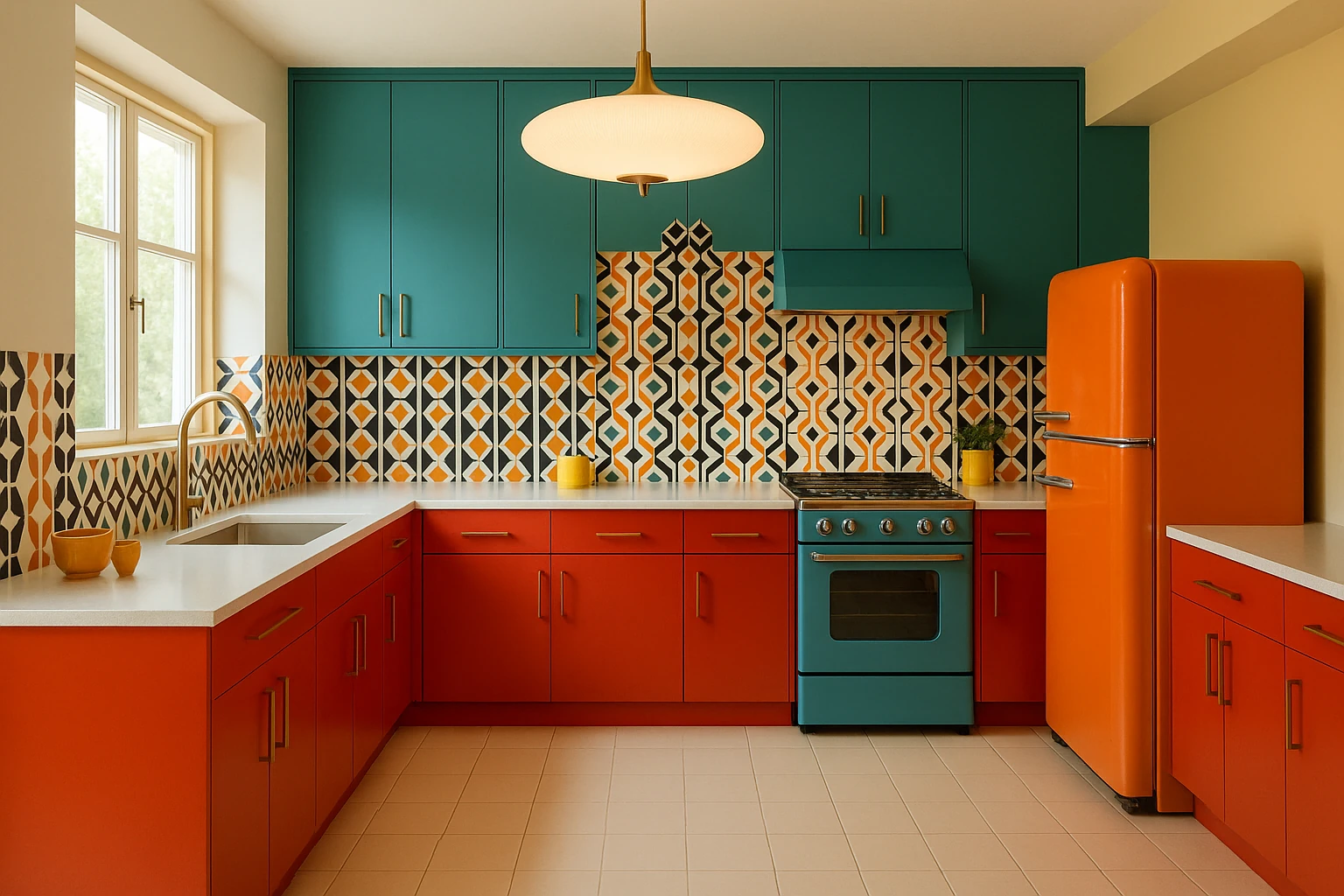 Mid-Century Modern Kitchen Design Style 2025