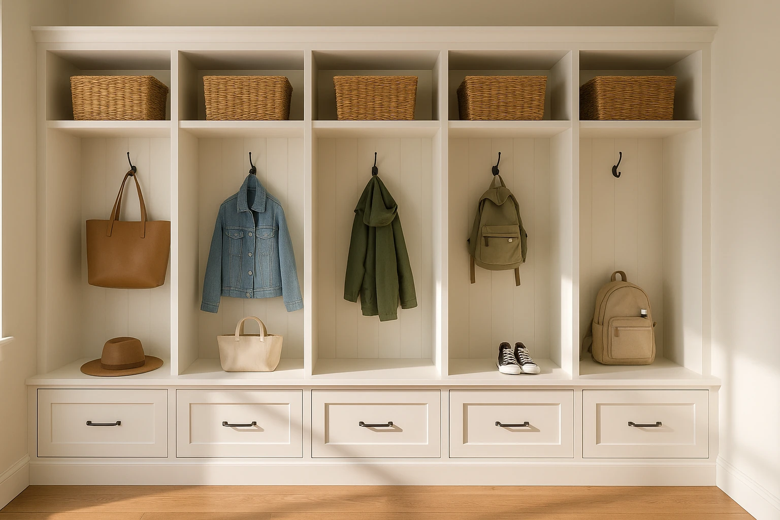 Kansas City Mudroom - Built-in Storage and Cubbies