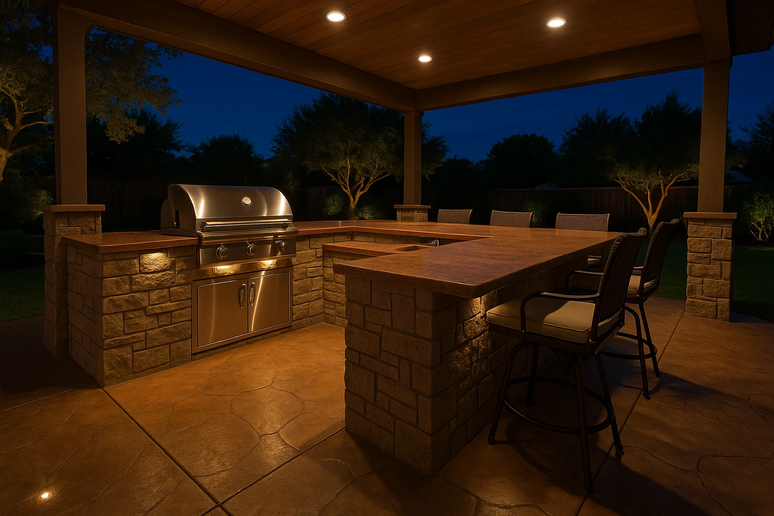 Kansas City Outdoor Kitchen Patio