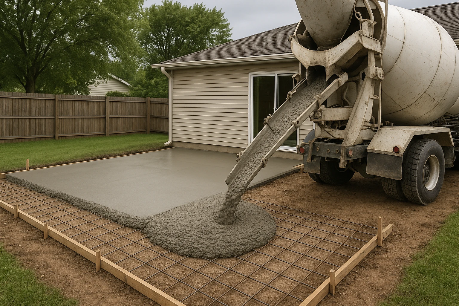Patio Construction Process in Kansas City