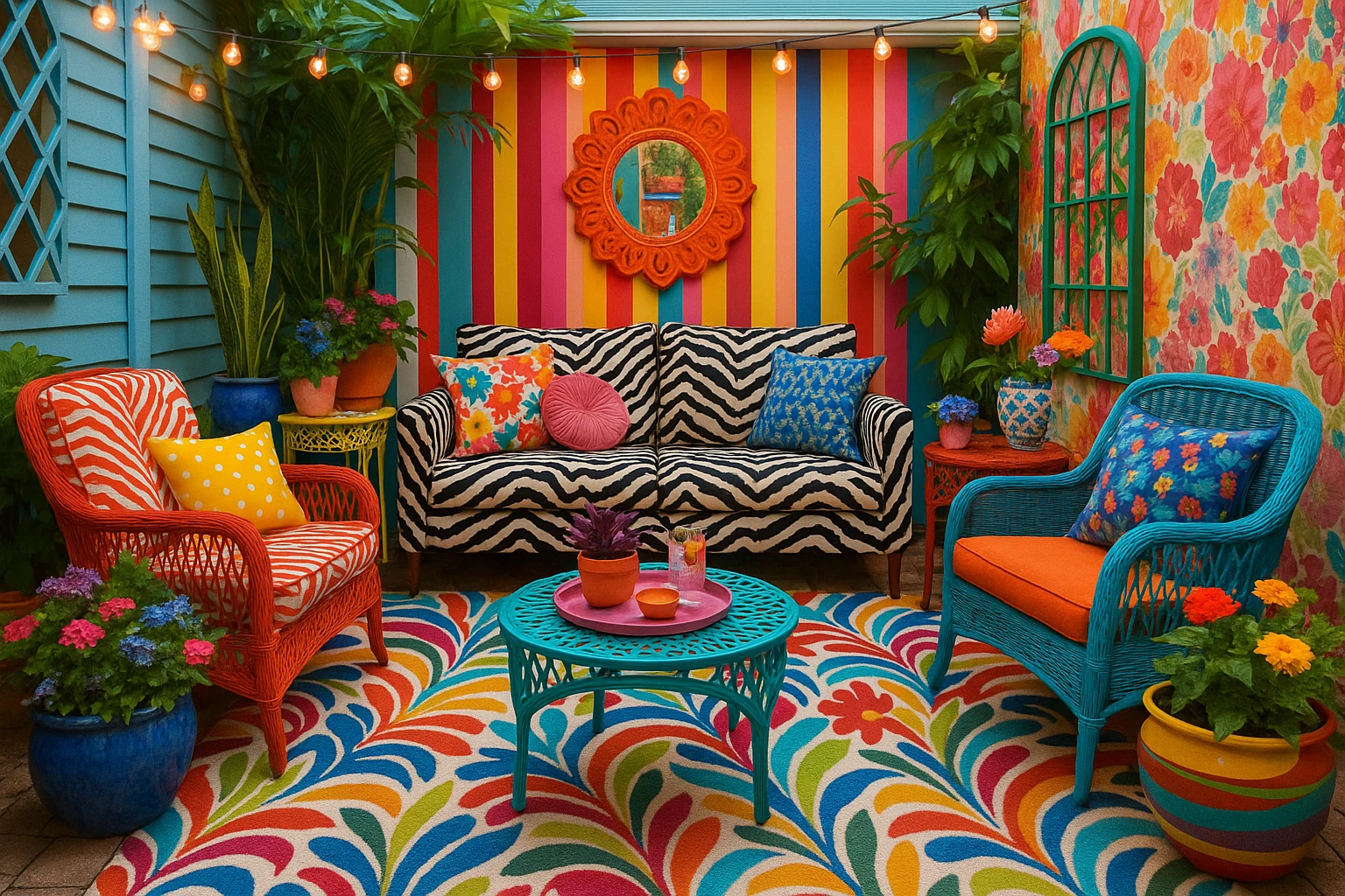 Maximalist Bold Patio Design Style September 2025