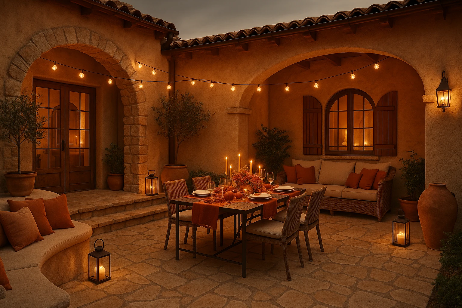 Mediterranean Terrace Patio Design Style September 2025