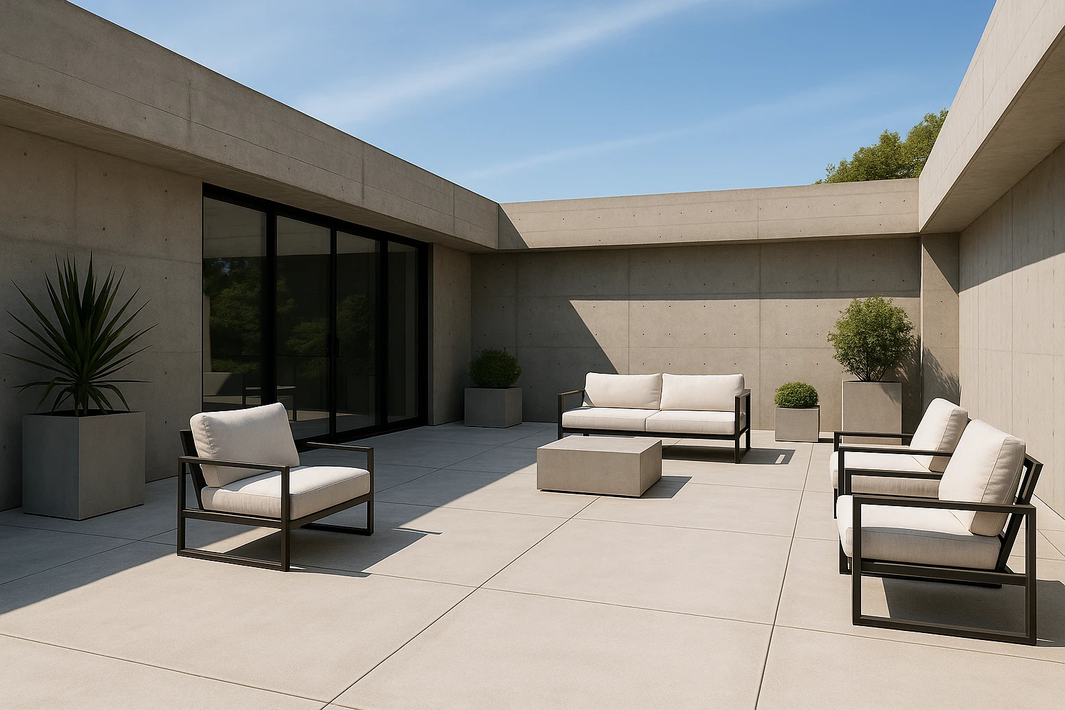 Modern Concrete Patio Design Style September 2025