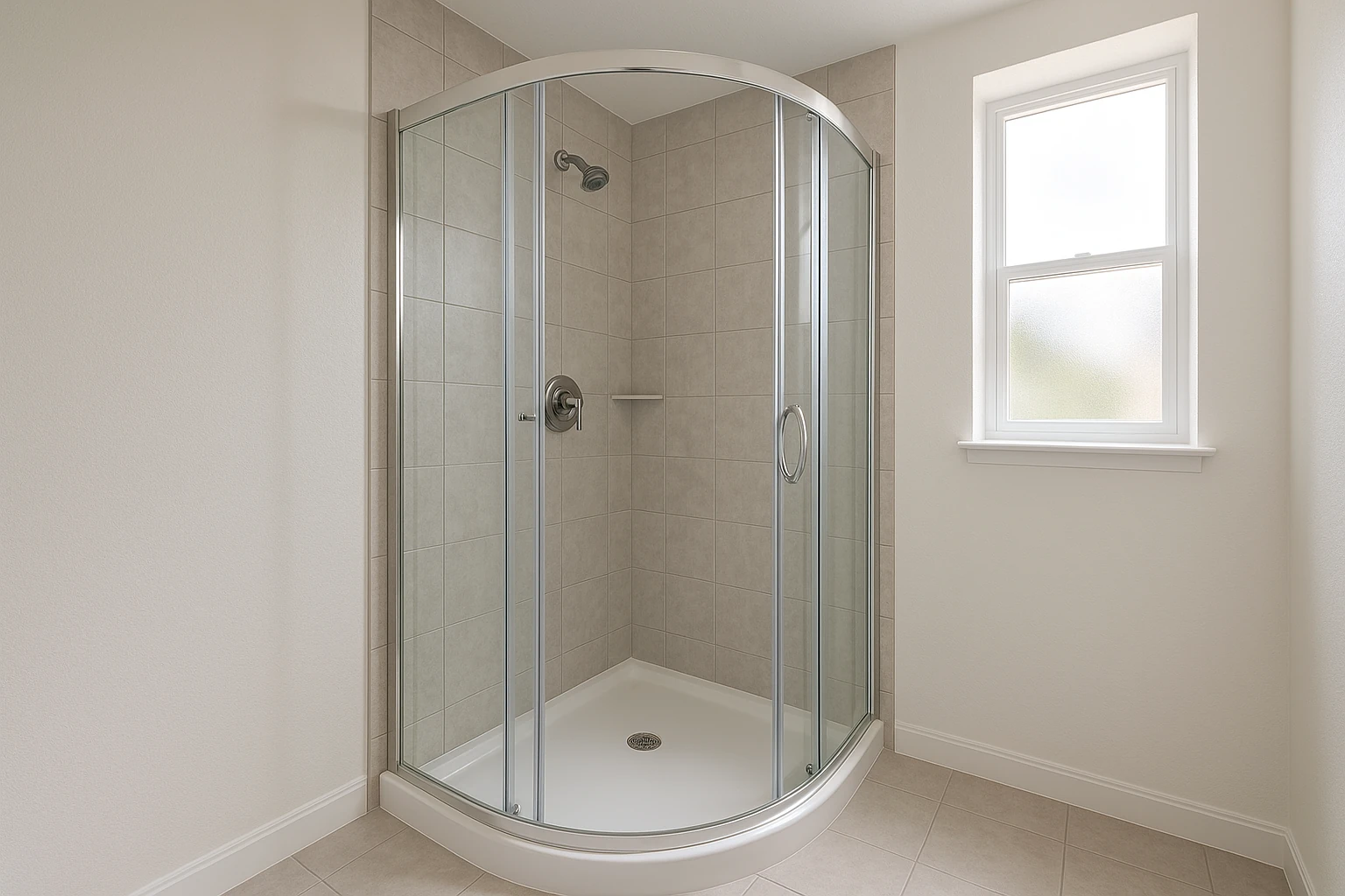 Corner Shower Installation Maximizing Small Bathroom Space