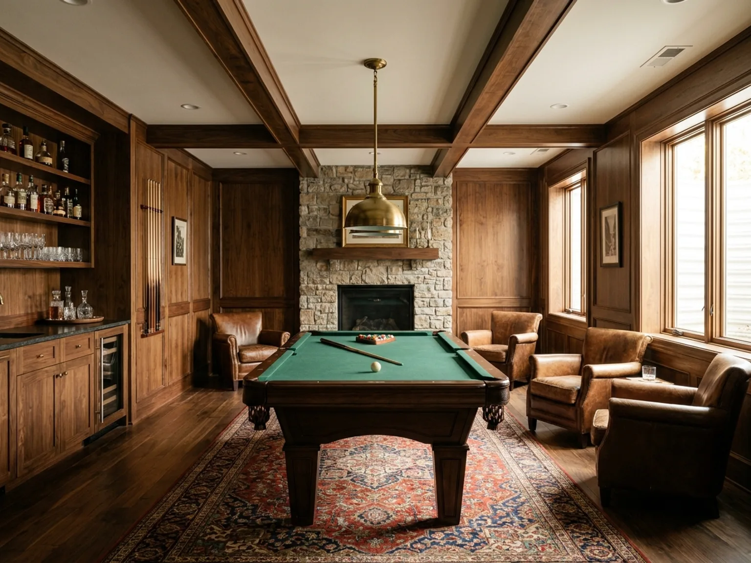 Billiards Lounge basement idea 2026