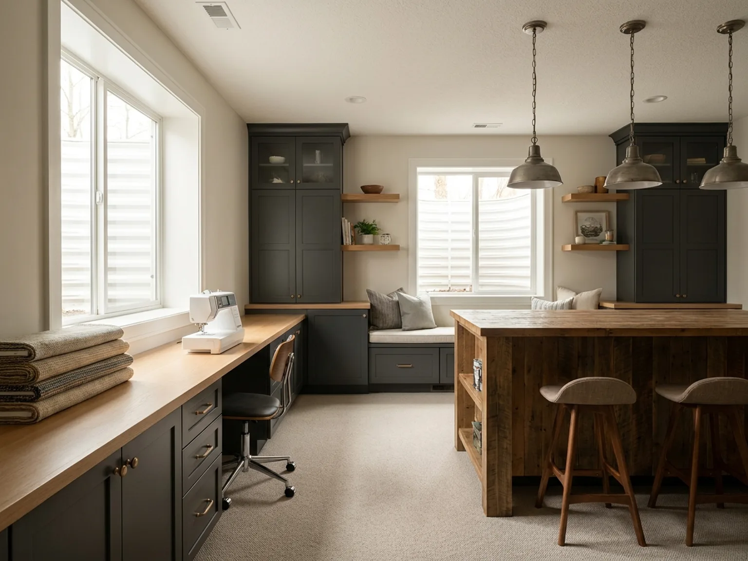 Craft & Hobby Studio basement idea 2026