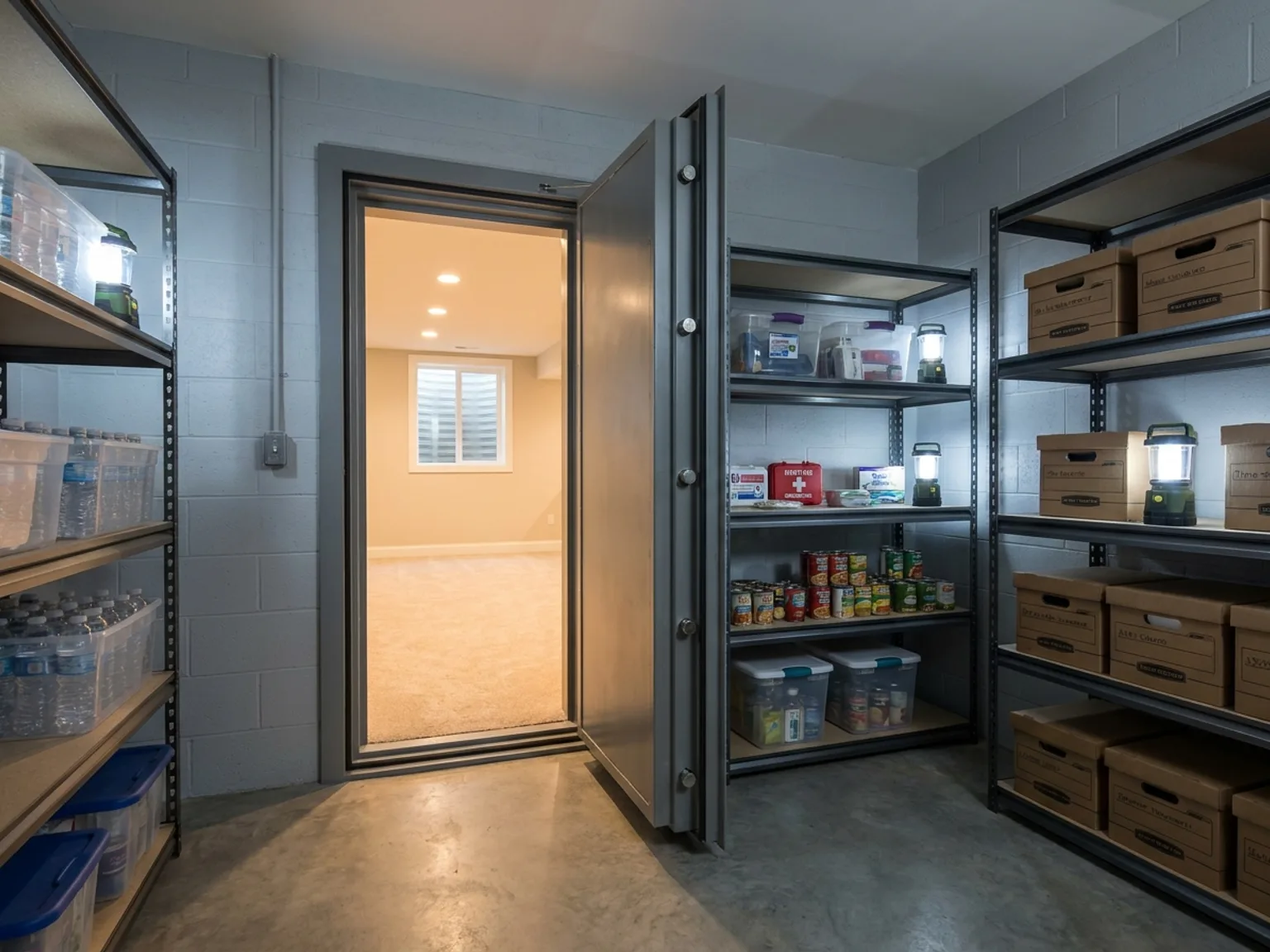 Storm-Safe Room & Shelter basement idea 2026