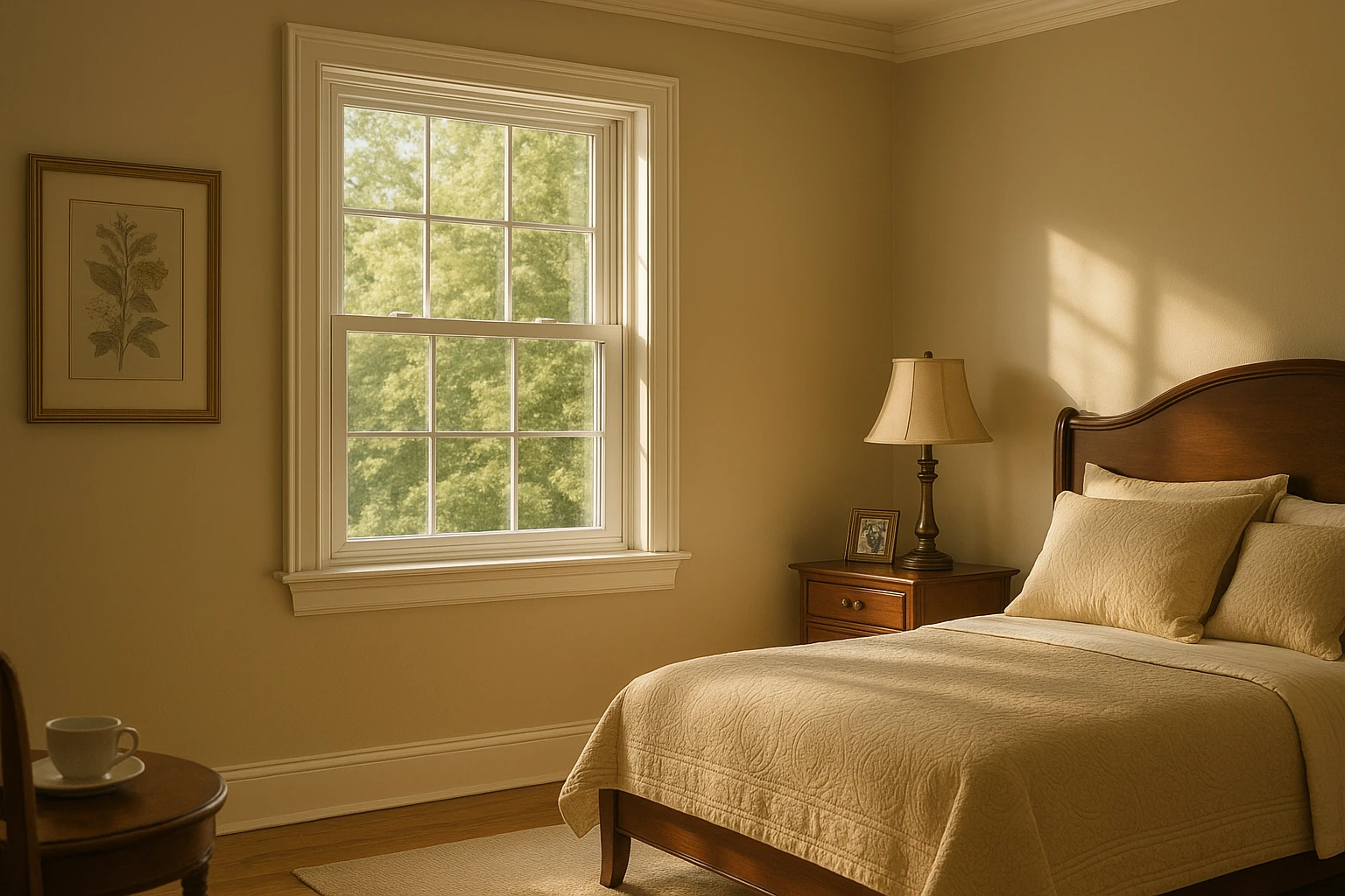 Double-Hung Window Replacement with Traditional Style