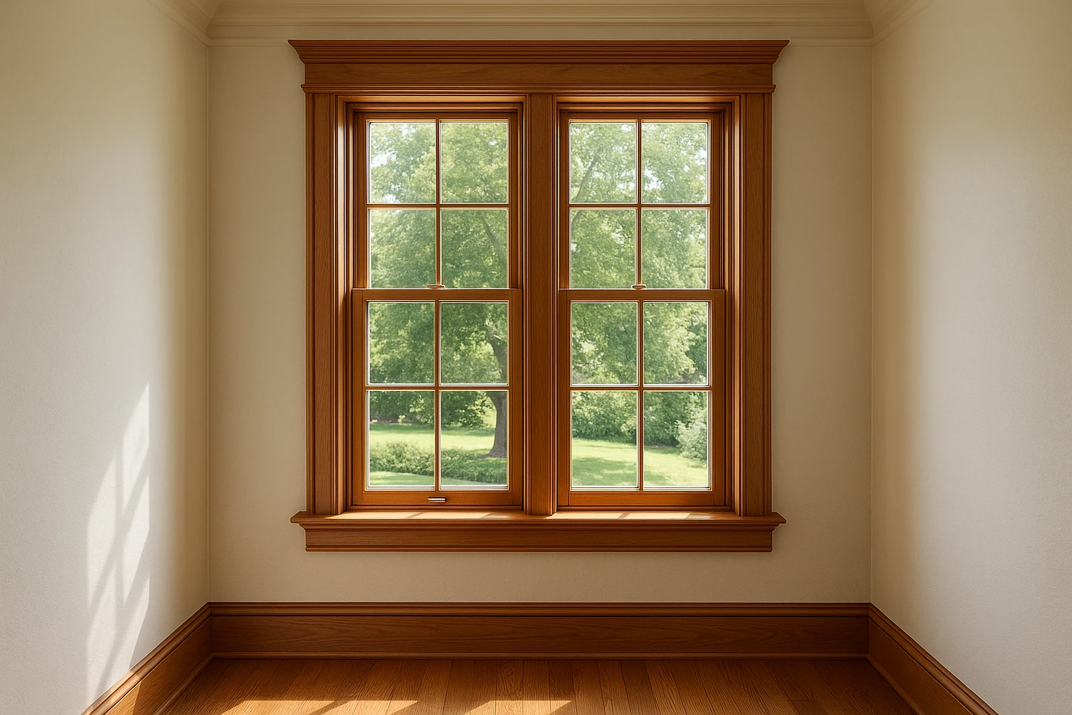 Wood Window Replacement with Traditional Beauty